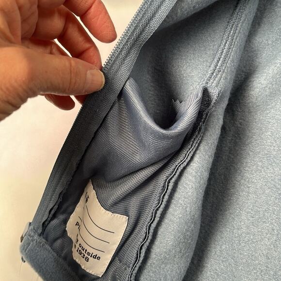 Columbia Kid's Fleece Jacket XS Birch Falls Youth Powder Blue Full Zip Pockets - Picture 8 of 8